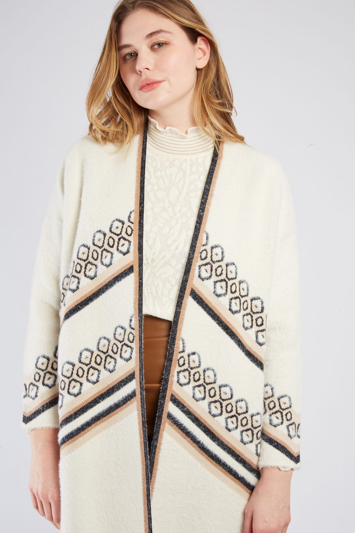Derhy Ecru Cardigan Belem