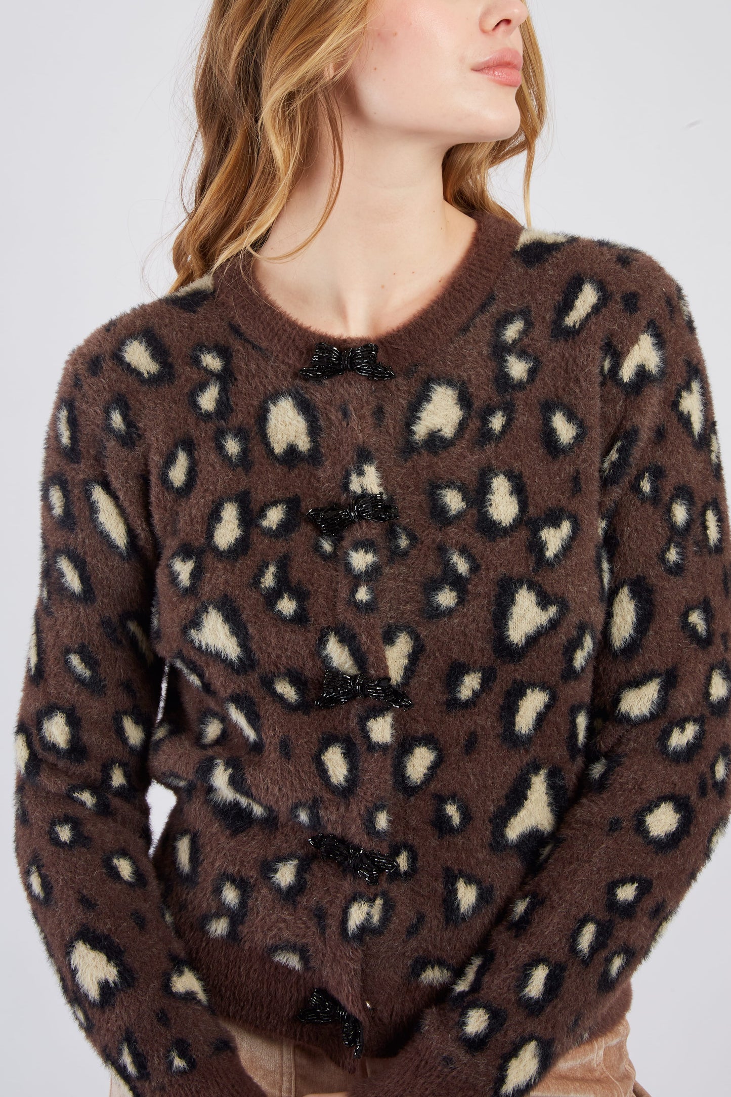 Derhy Brown Cardigan Bethany