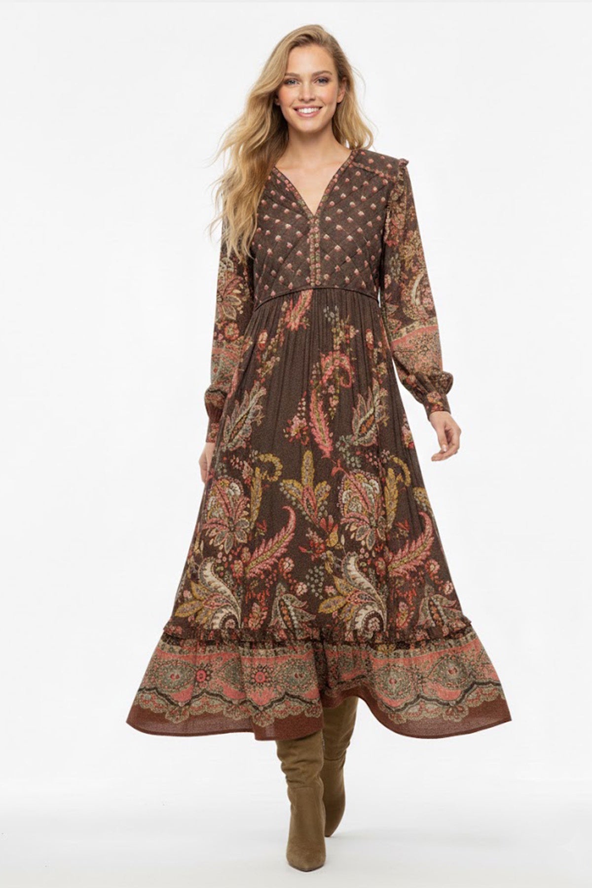 Derhy Paisley Dress Federica