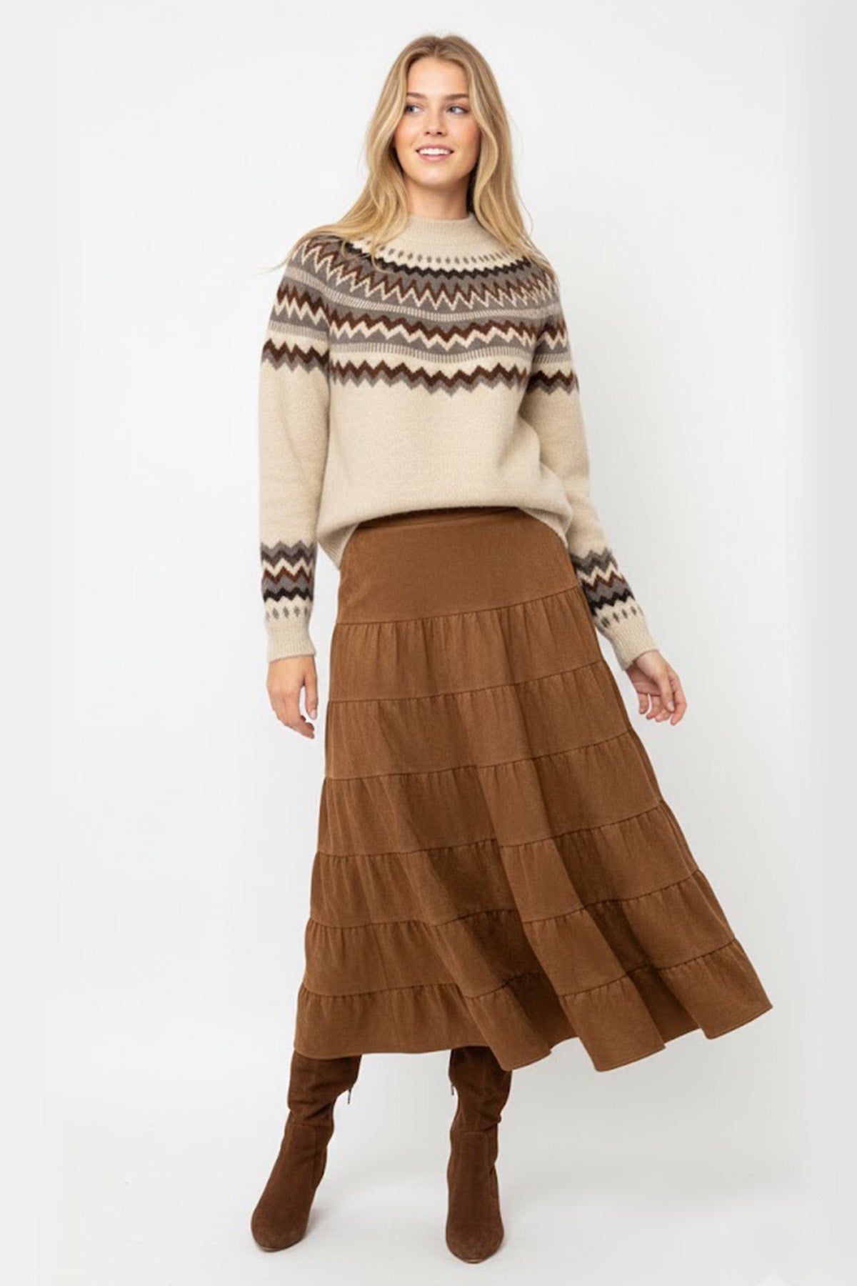 Derhy Cream Sweater Nakady