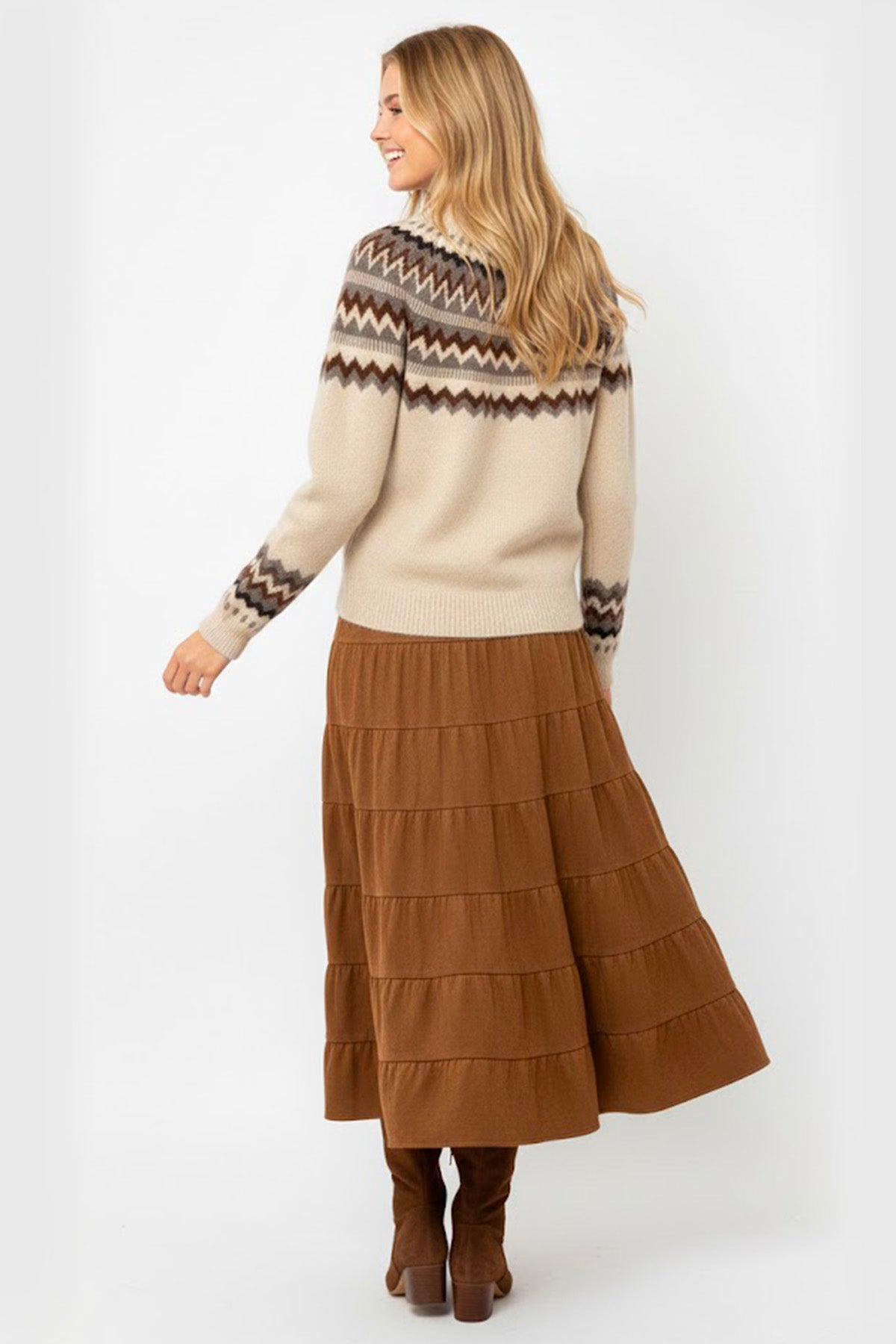 Derhy Cream Sweater Nakady