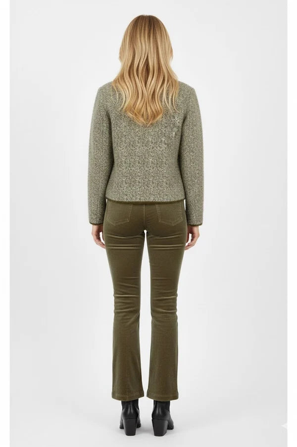 Derhy Khaki Cardigan Elyna