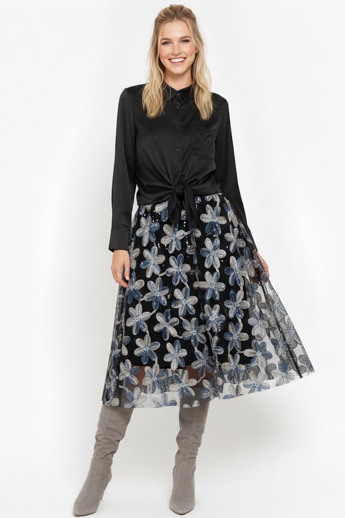 Derhy Tulle/Sequin Skirt Indonesia