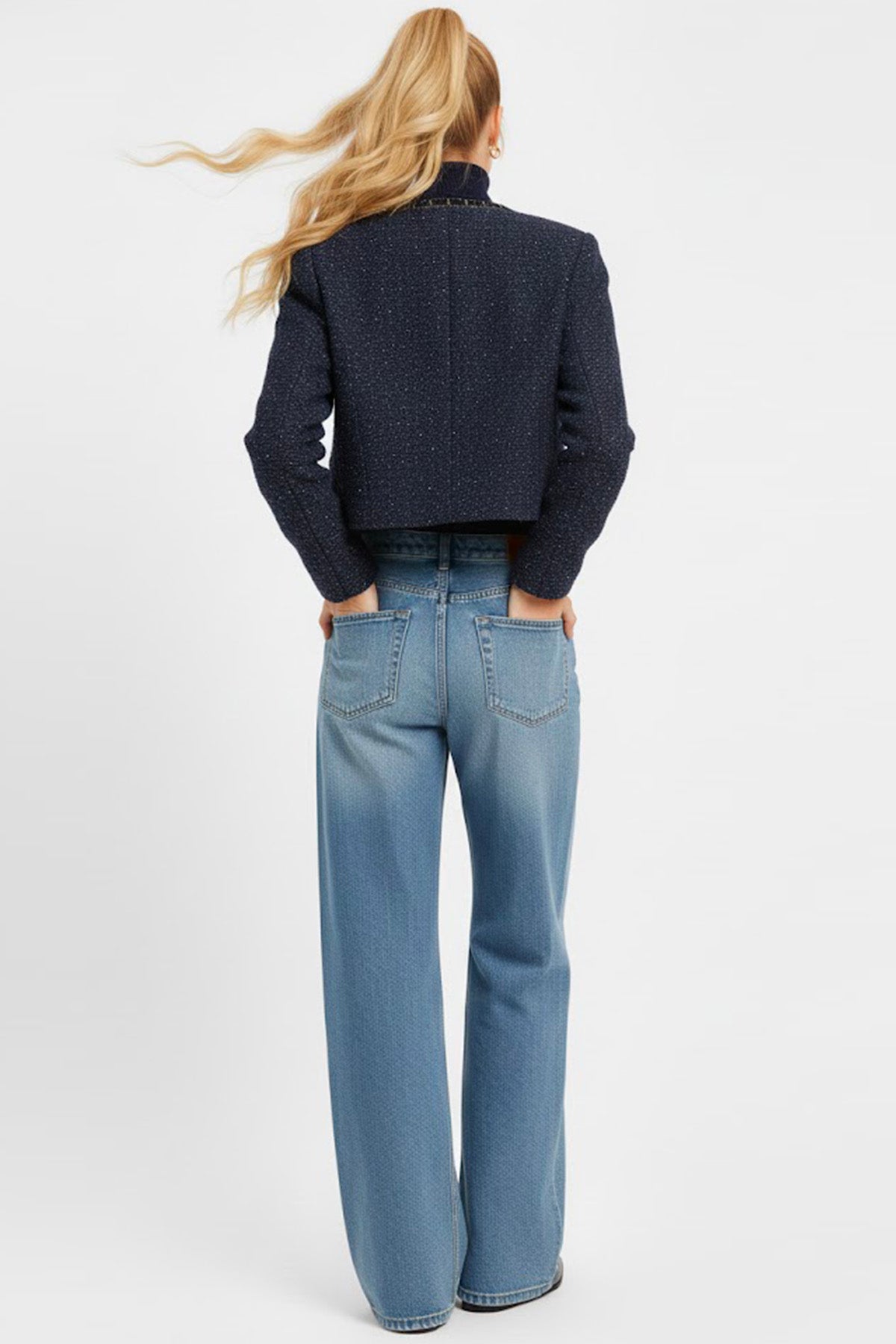 Derhy Navy Jacket Gavroche