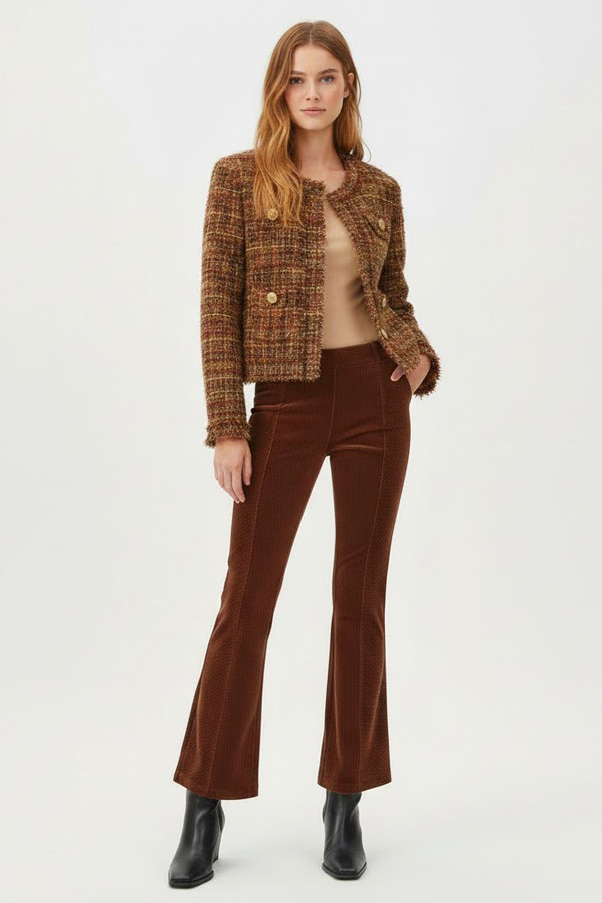 Derhy Boucle Jacket Gentiane