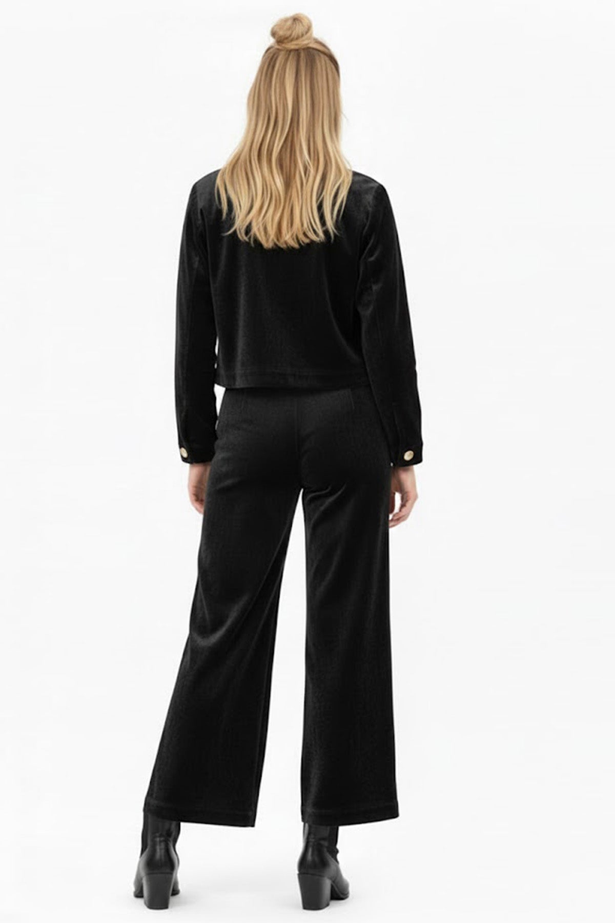 Derhy Black Velvet Jacket Giordana