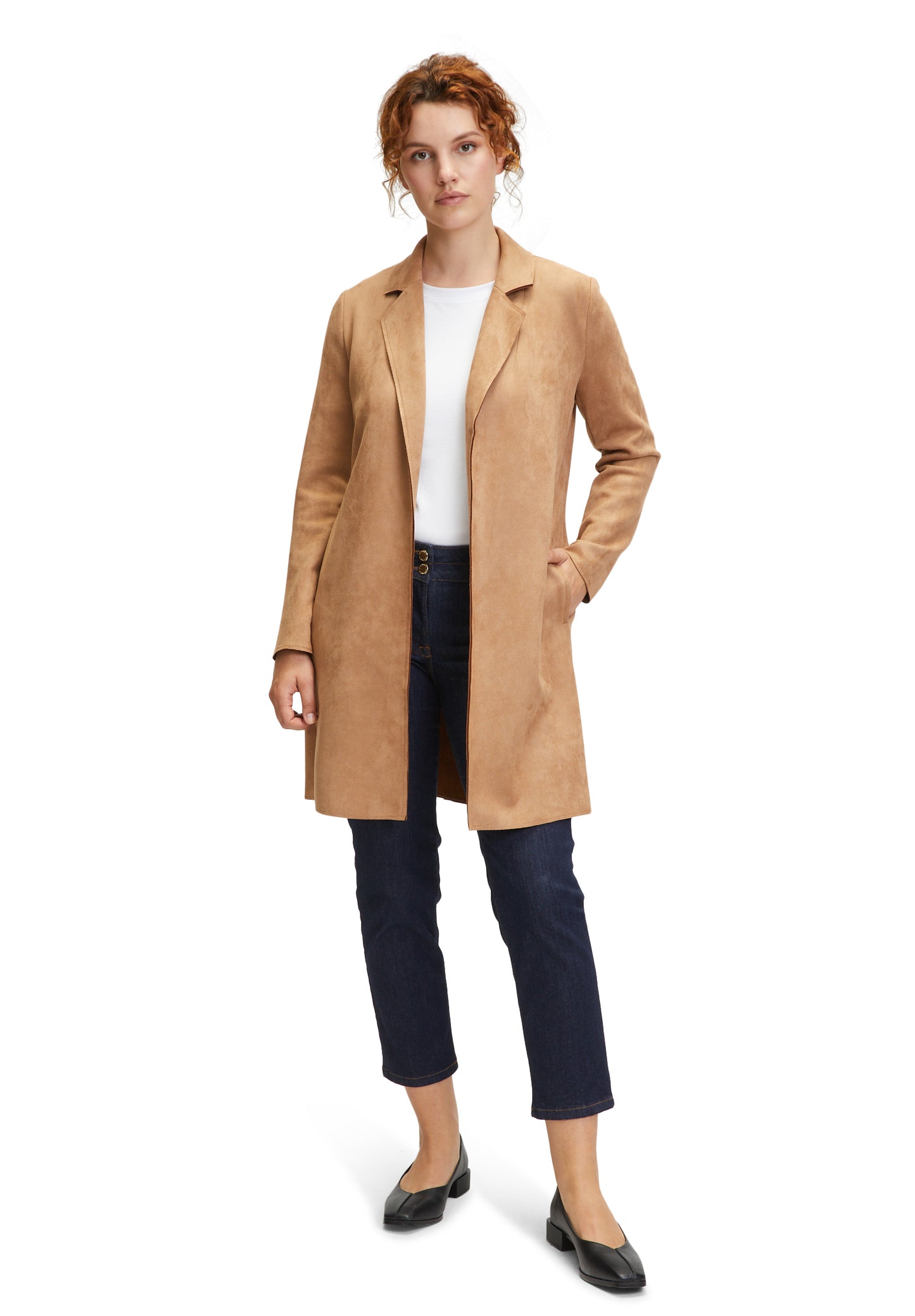 Betty Barclay Faux Suede Coat 4323/1178