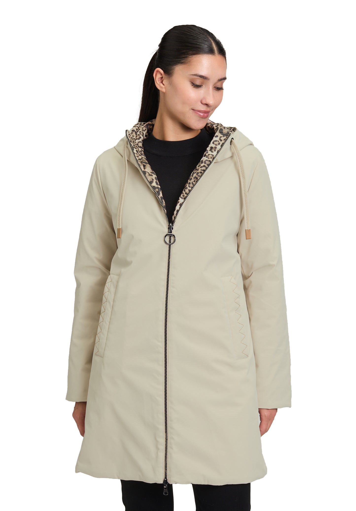 Betty Barclay Cream Reversible Coat 7915/1529