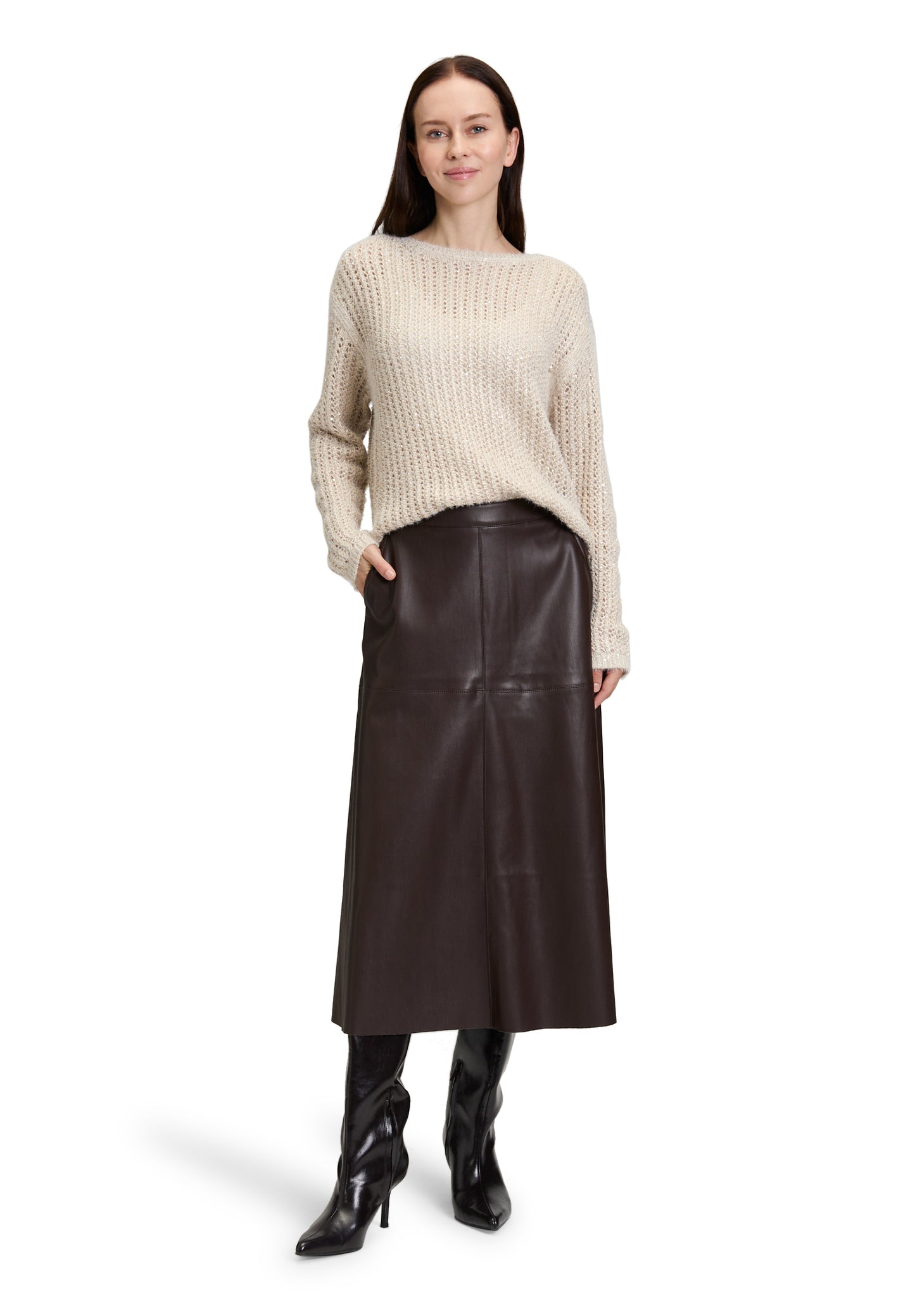 Betty Barclay Pleather Skirt 9456/2738