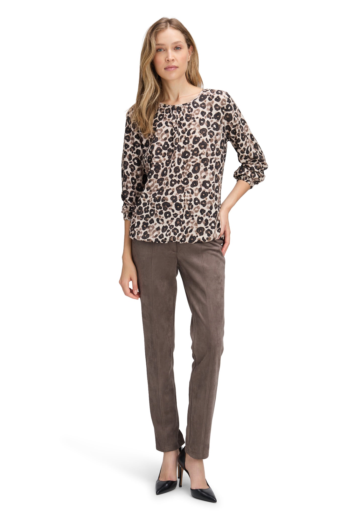 Betty Barclay Animal Print Blouse 8922/1644
