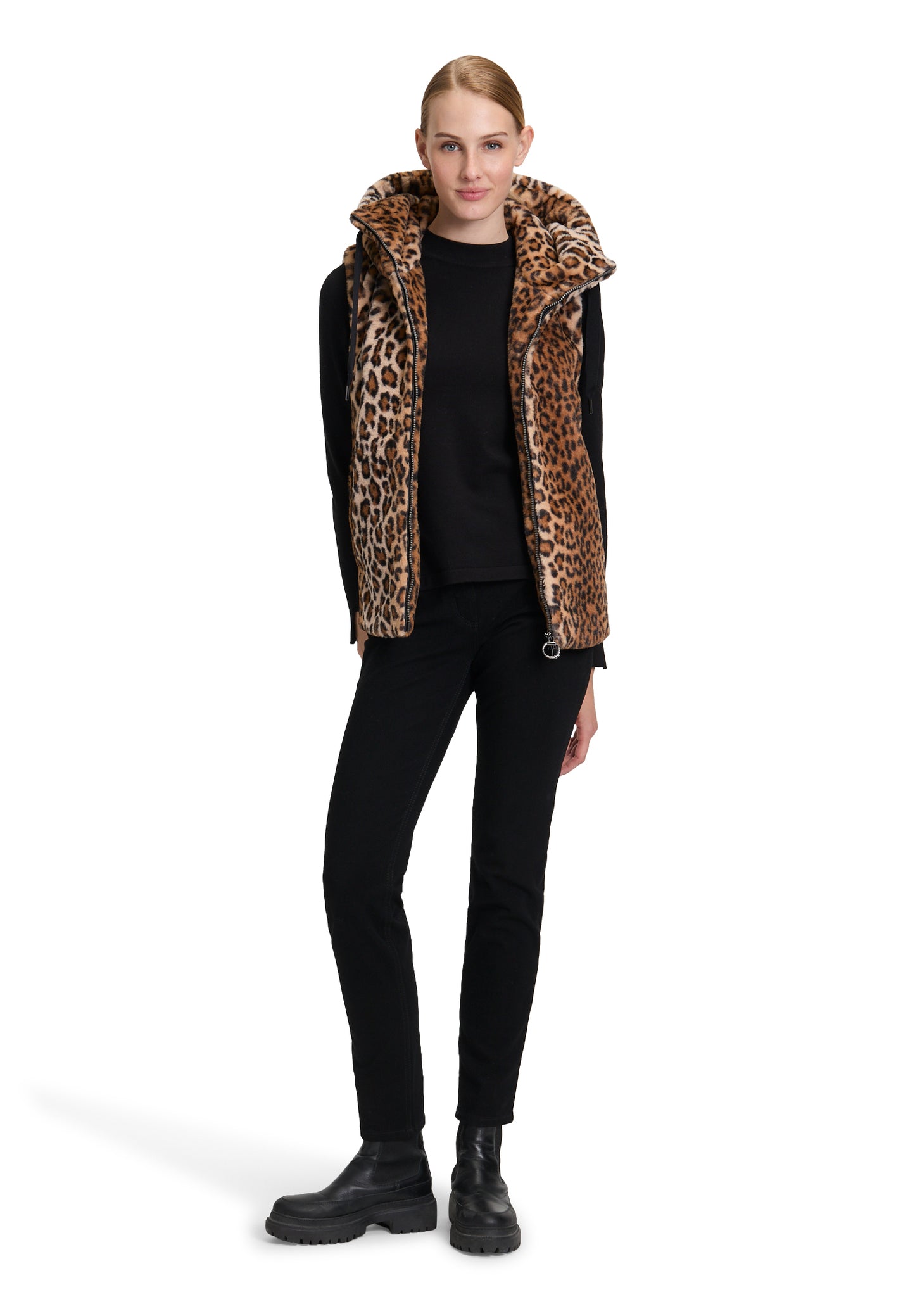 Betty Barclay Faux Fur Gilet 7992/1541