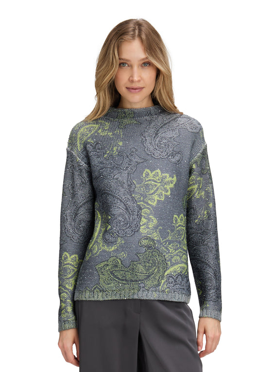 Betty Barclay Lime Grey Sweater 5312/1590