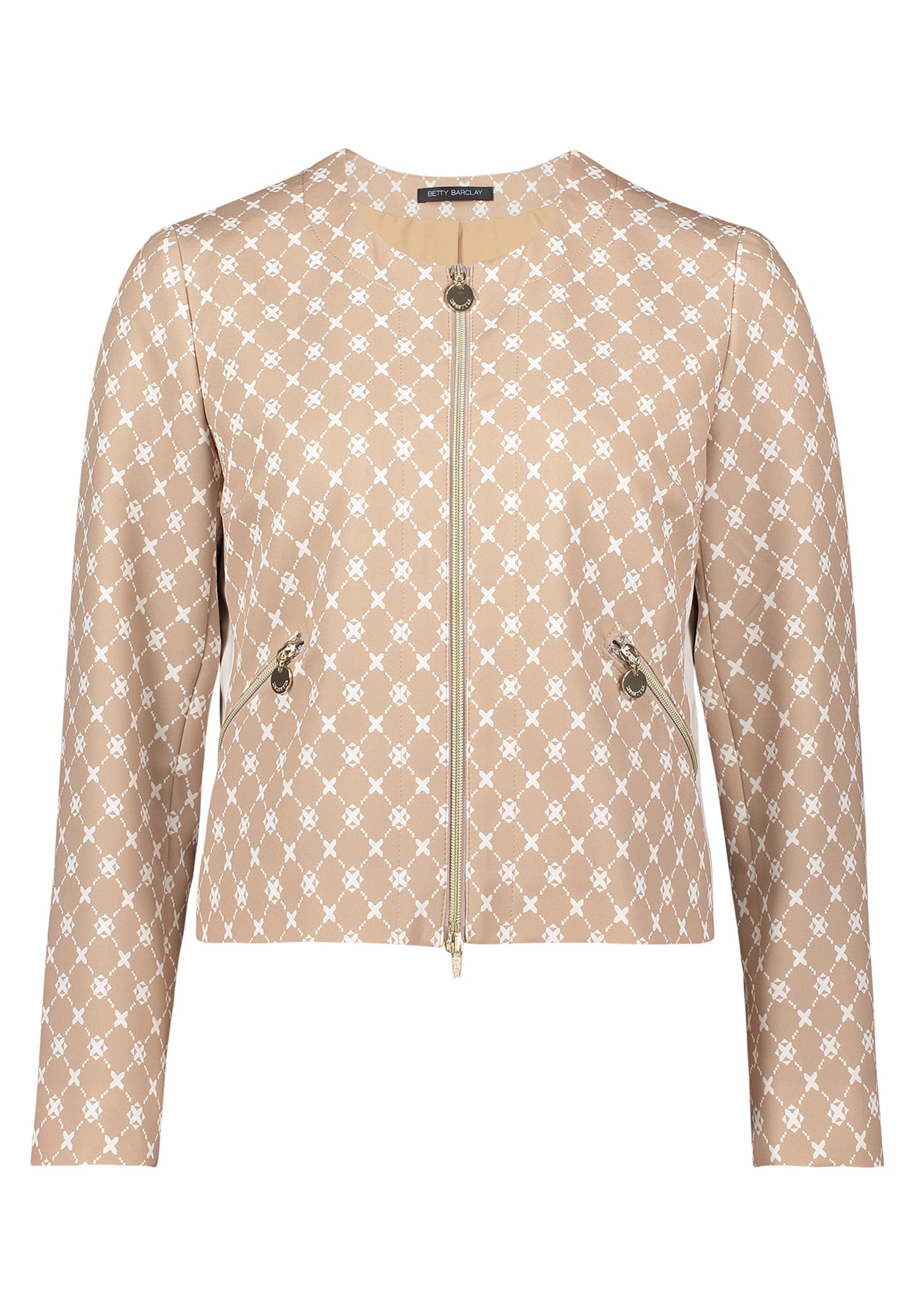 Betty Barclay Tie Print Zip Jacket 4714/1706