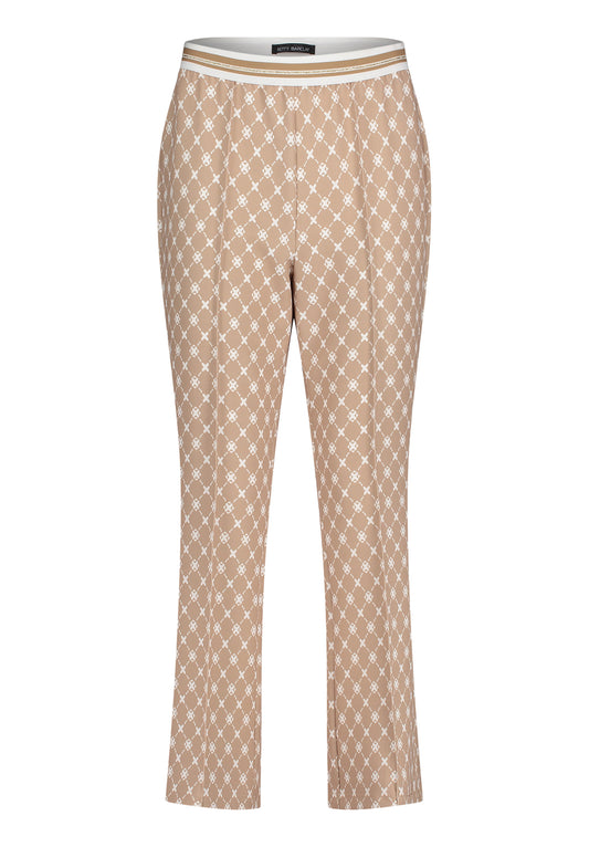 Betty Barclay Tie Print Trousers 6143/1706