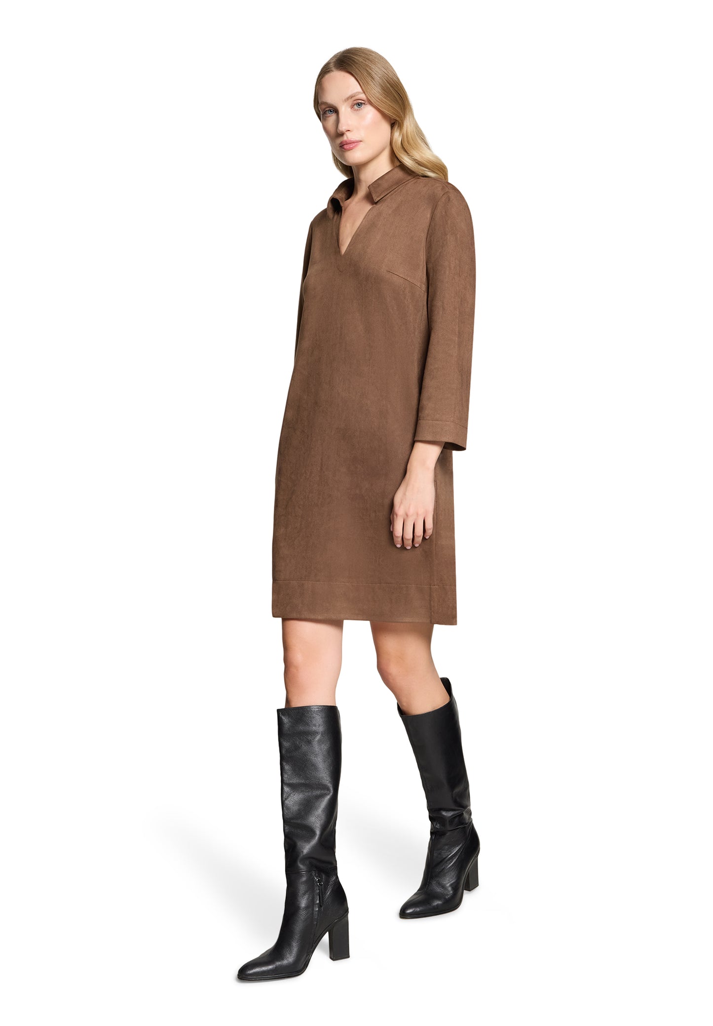 Betty Barclay Faux Suede Dress 1916/1673