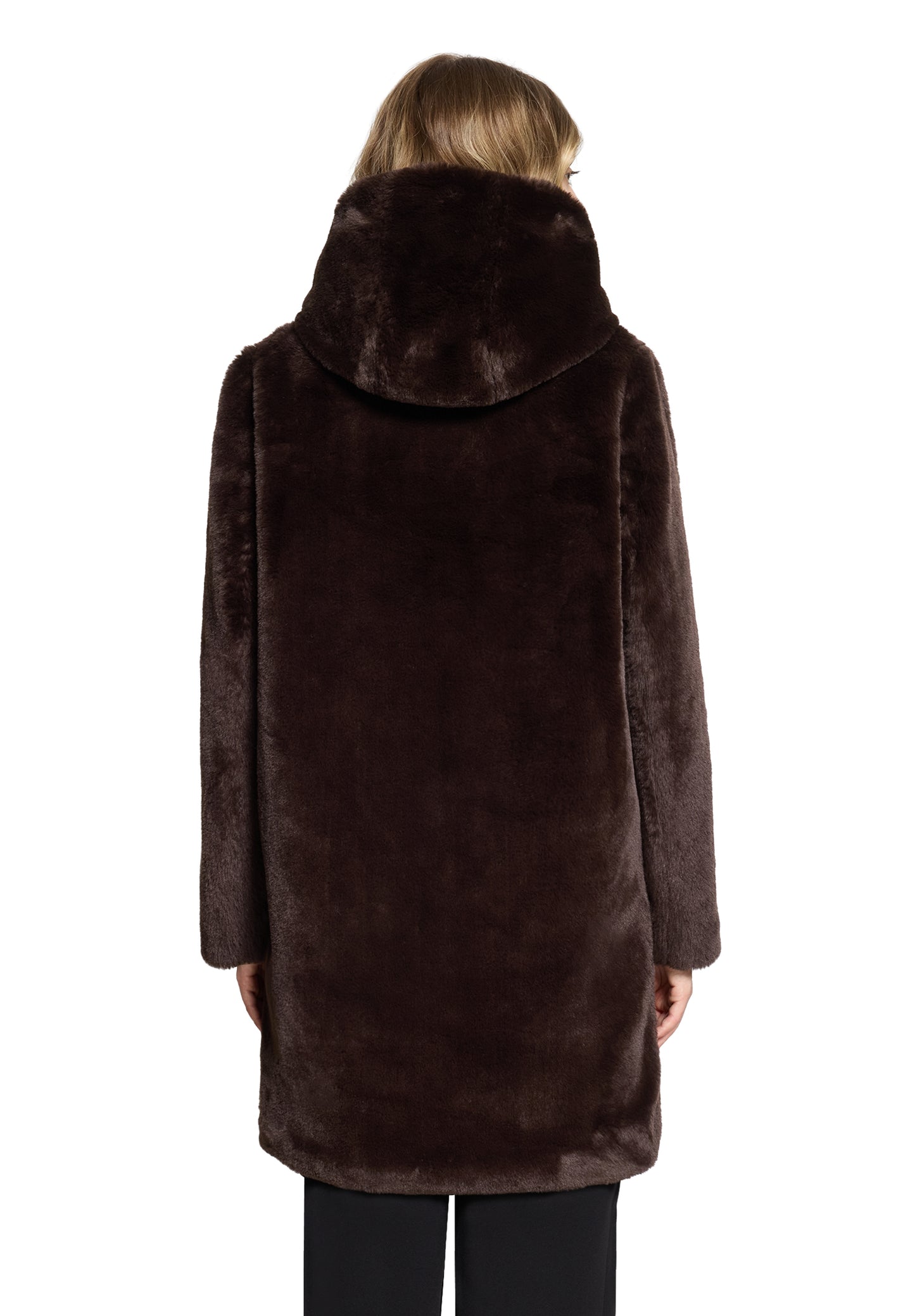 Betty Barclay Brown Faux Fur Coat 7191/1540