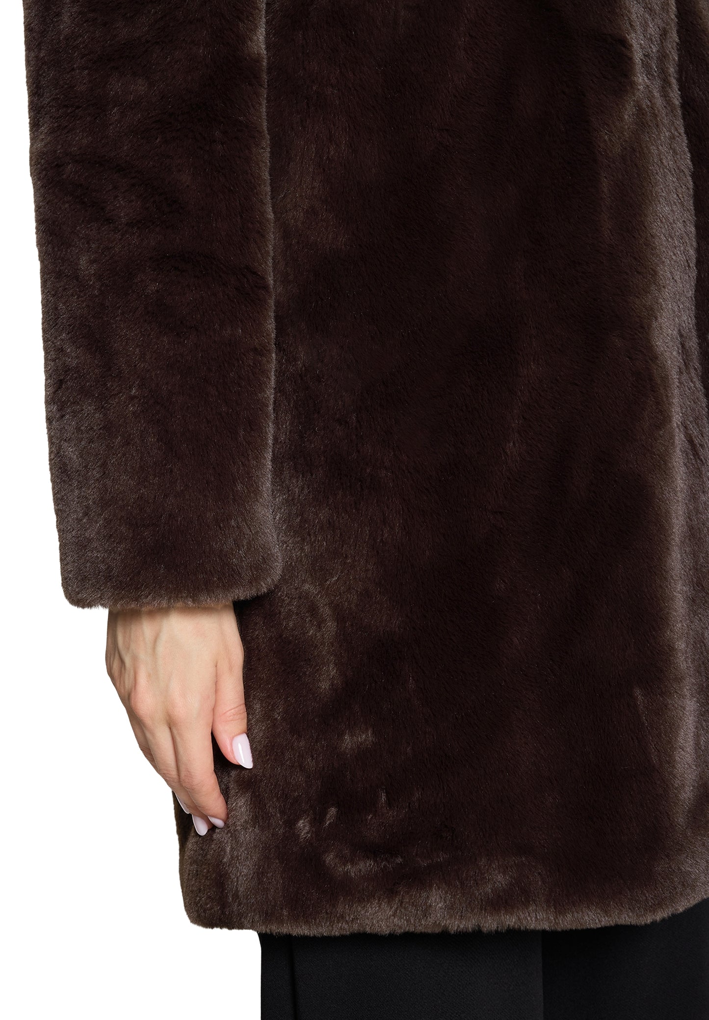 Betty Barclay Brown Faux Fur Coat 7191/1540