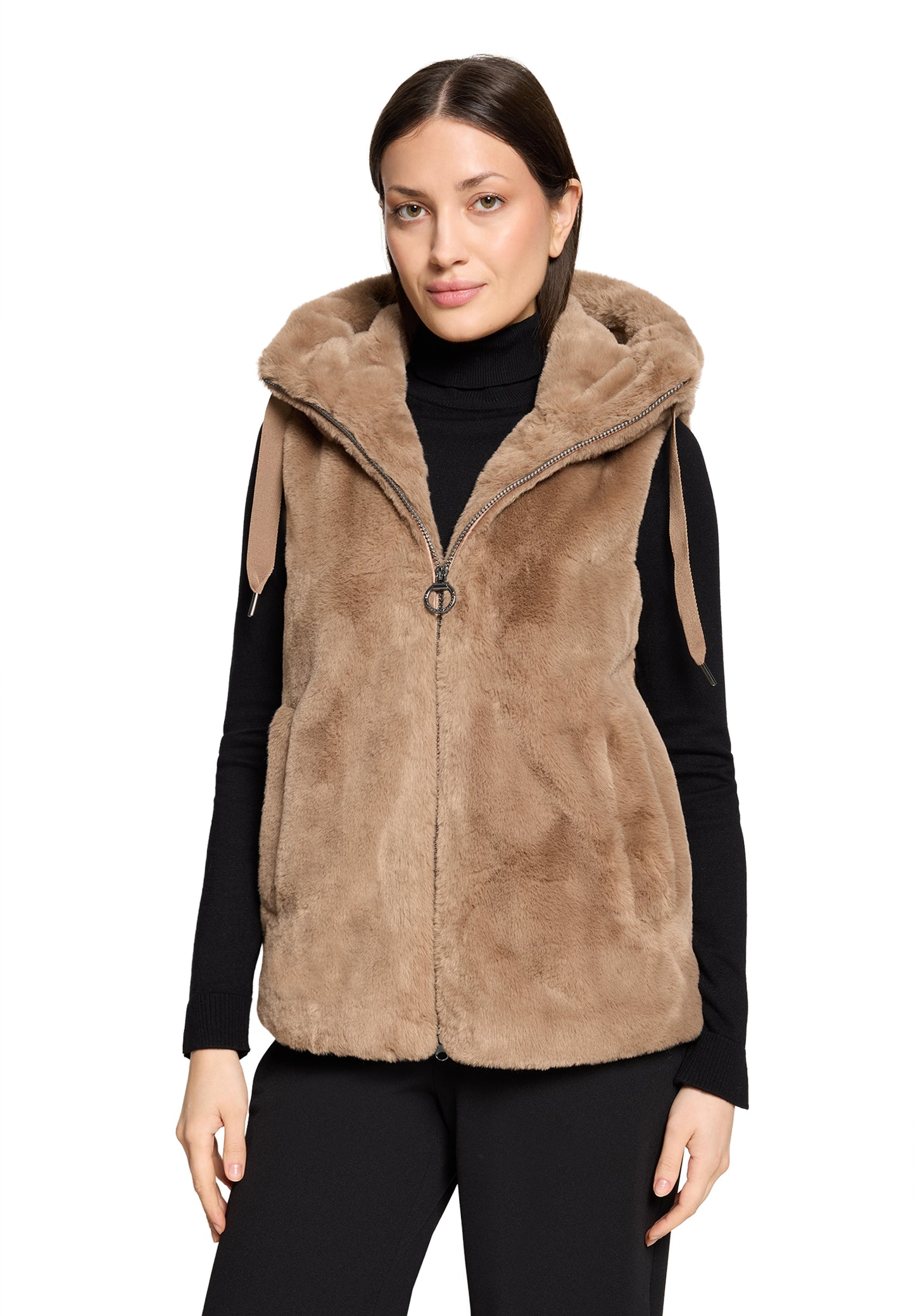 Betty Barclay Bronze Fur Gilet 7195/1540