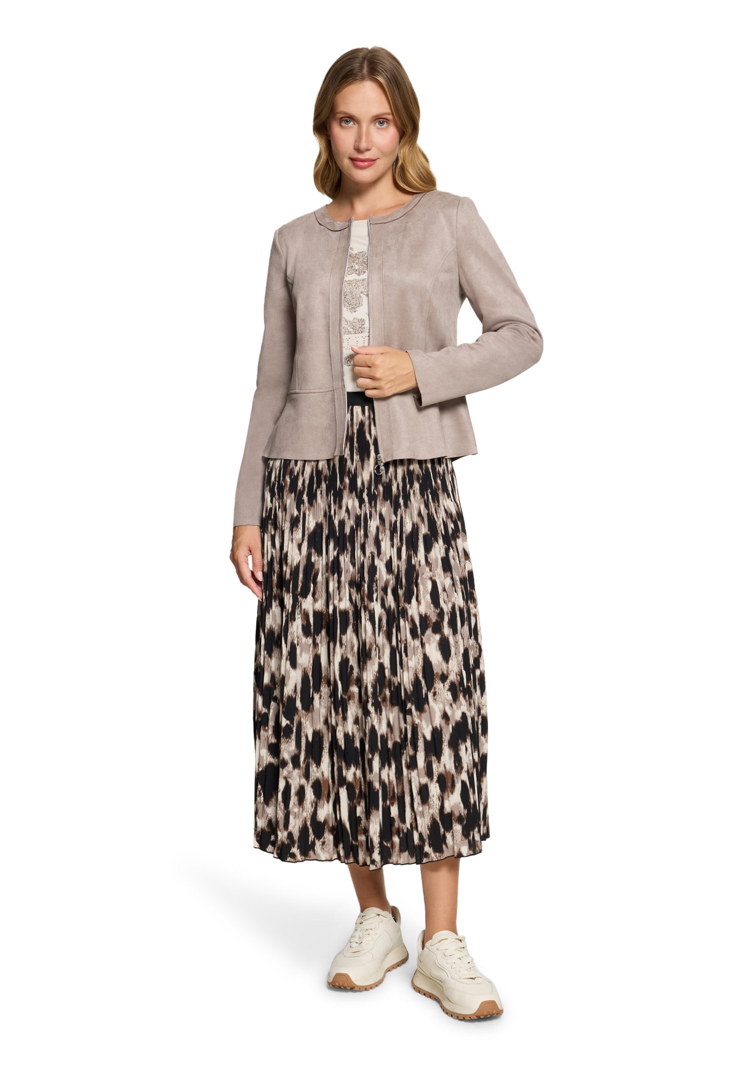 Betty Barclay Animal Print Skirt 9303/1676