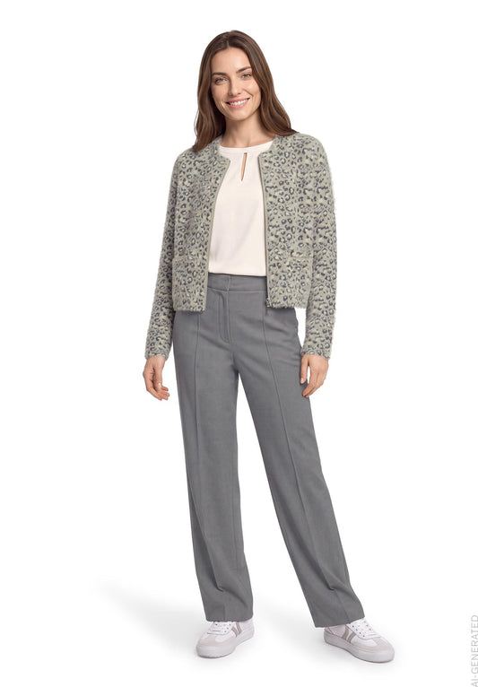 Betty Barclay Grey Wide Trousers 6149/1748