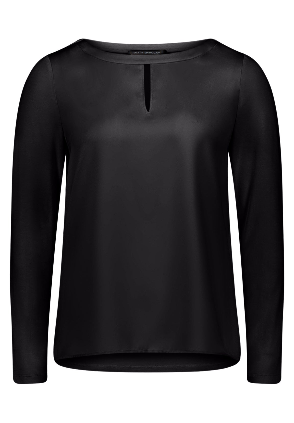 Betty Barclay Black Satin Front Top 2000/1798