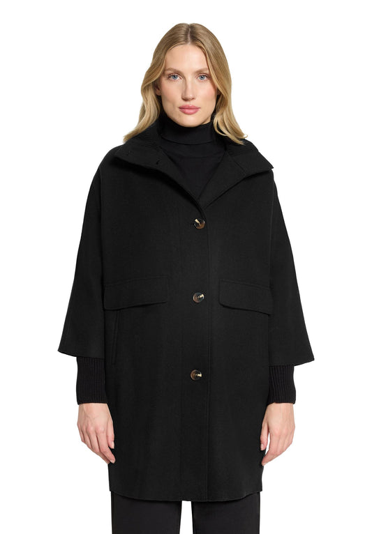 Betty Barclay Black Cocoon Coat 7183/1531