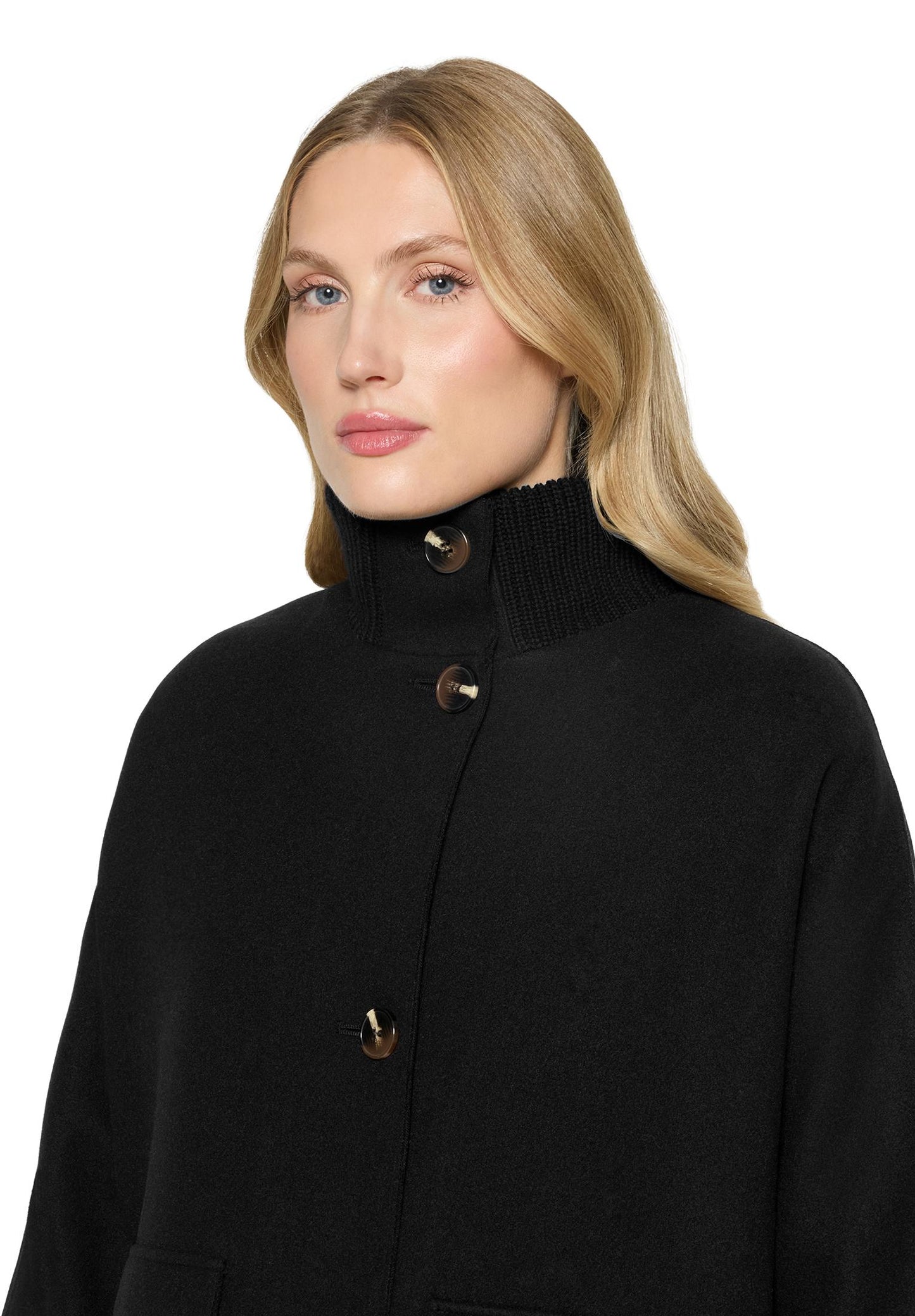 Betty Barclay Black Cocoon Coat 7183/1531