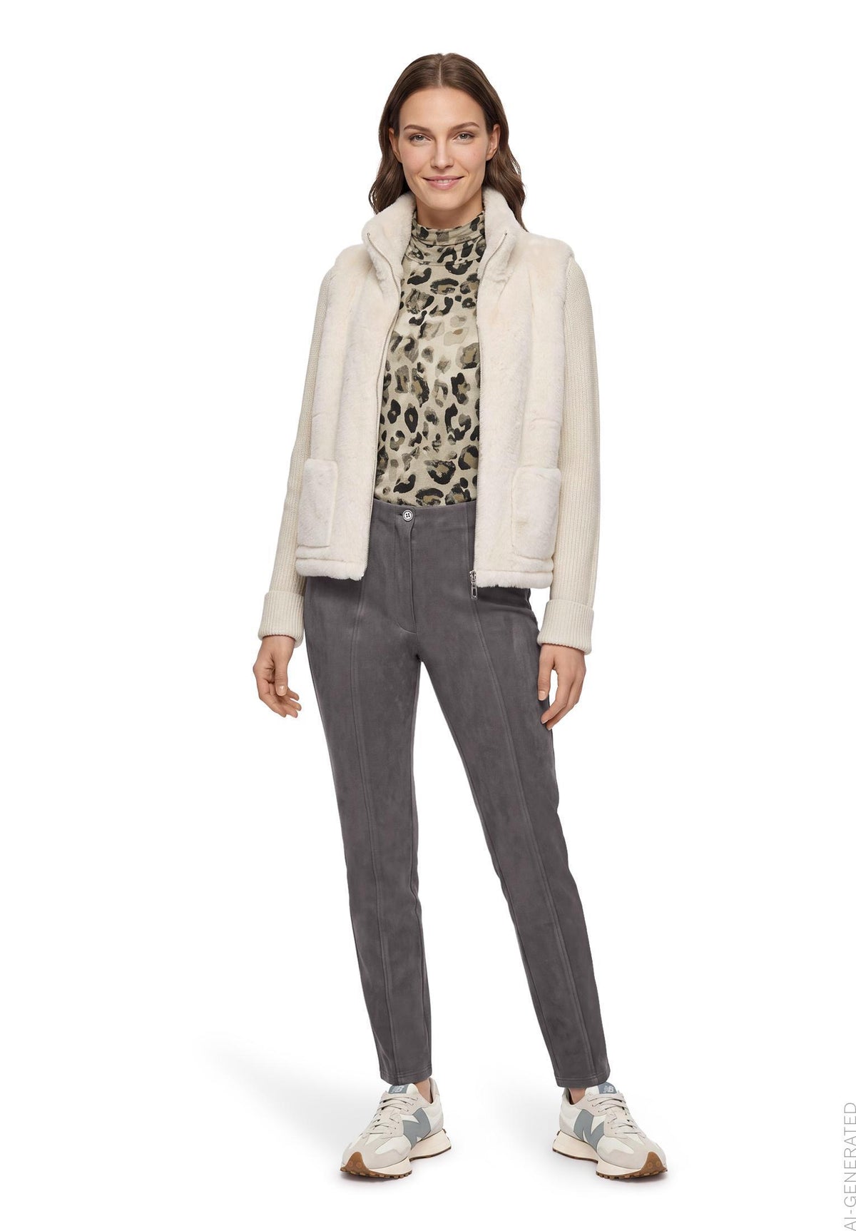Betty Barclay Faux Suede Leggings 6083/1178