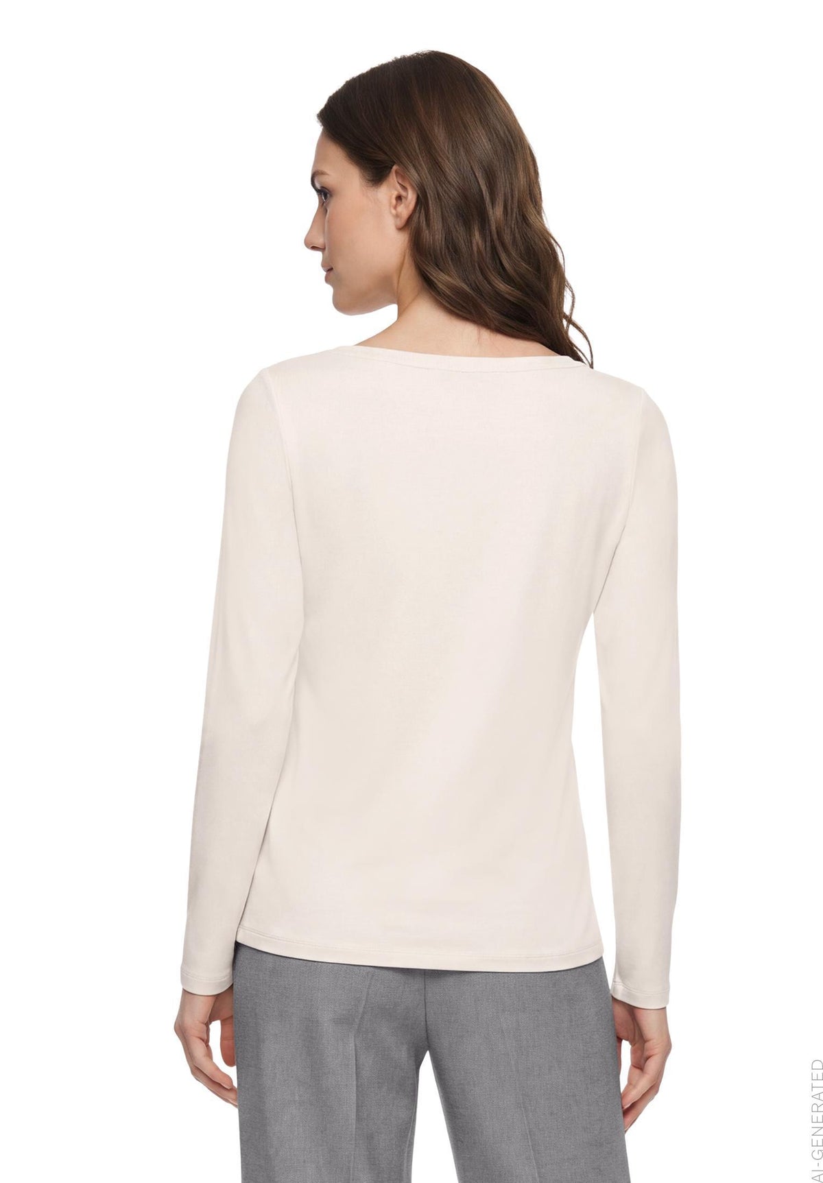 Betty Barclay Ivory Satin Front Top 2000/1798