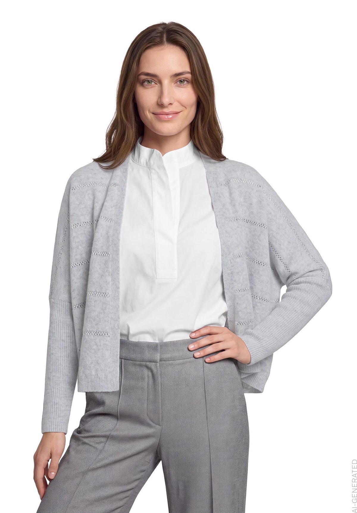 Betty Barclay Stripe Sparkle Cardigan 5517/2062