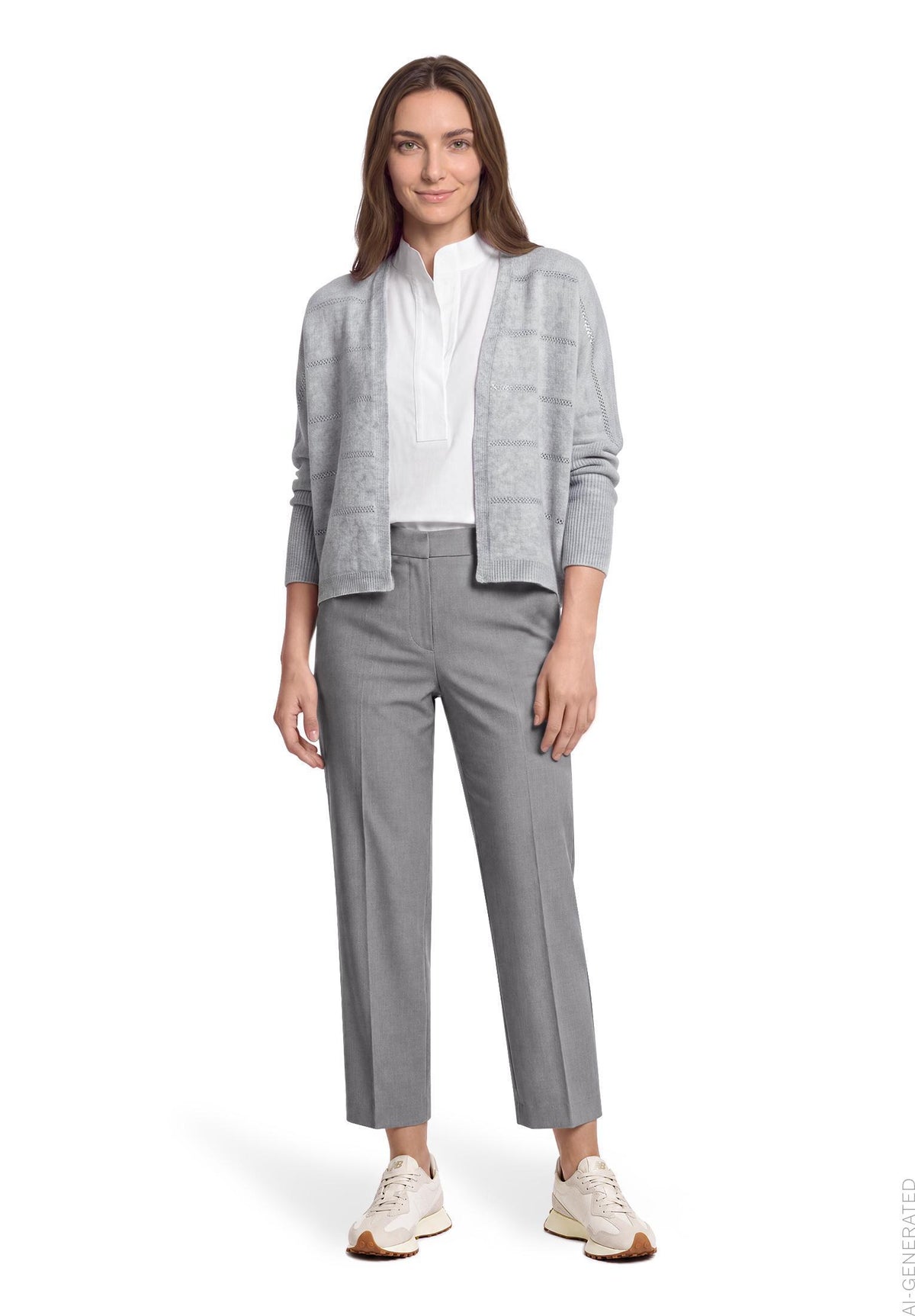 Betty Barclay Stripe Sparkle Cardigan 5517/2062
