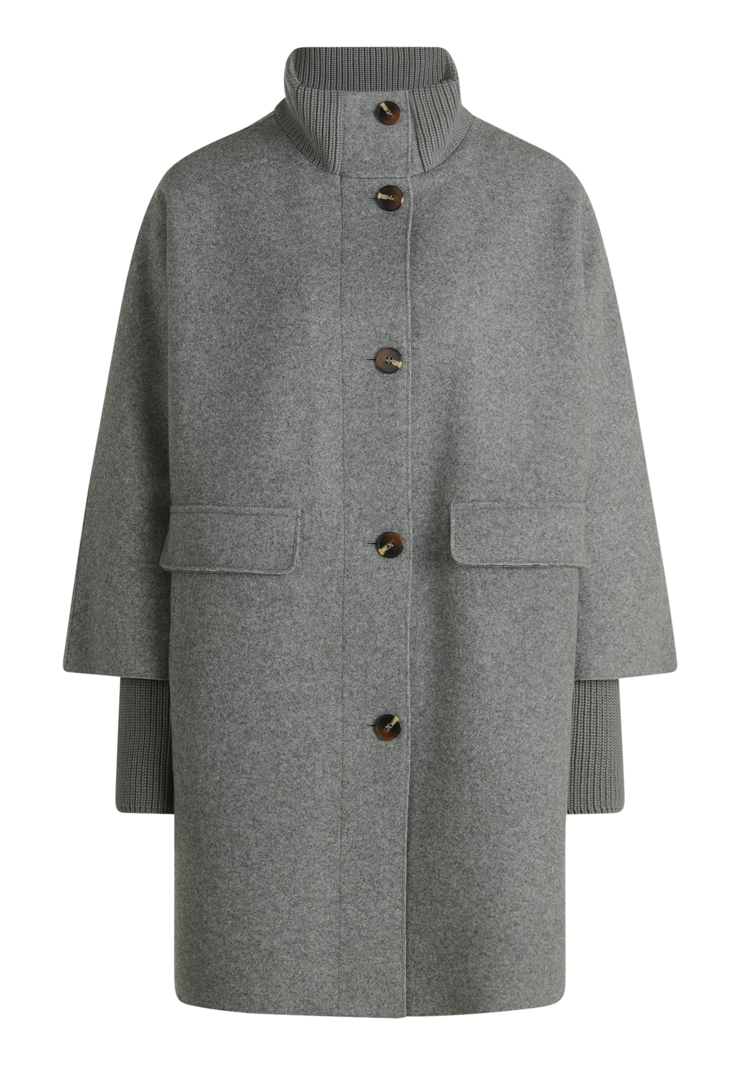 Betty Barclay Silver Cocoon Coat 7183/1531