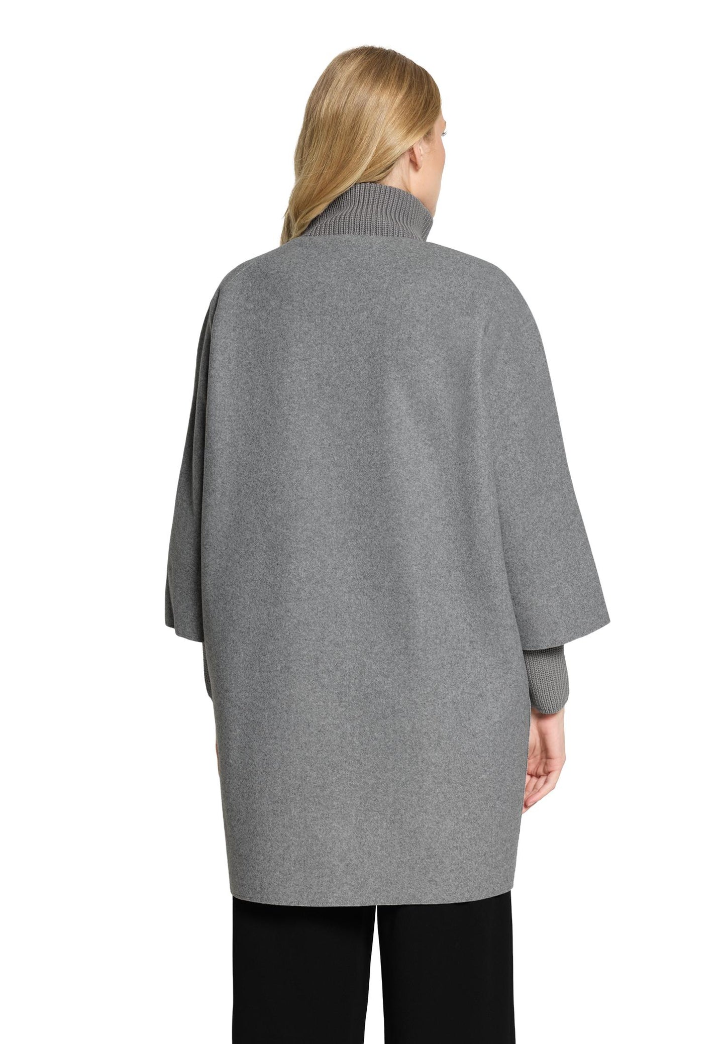 Betty Barclay Silver Cocoon Coat 7183/1531