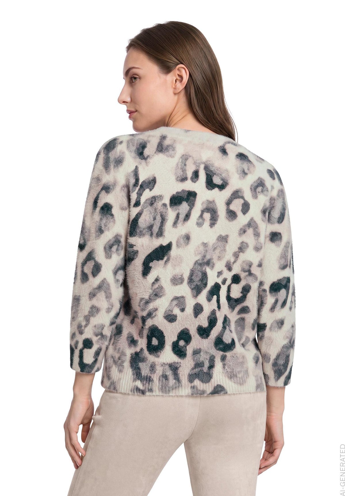 Betty Barclay Animal Print Sweater 5550/2085