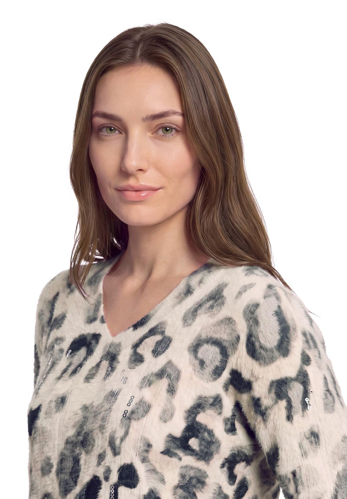 Betty Barclay Animal Print Sweater 5550/2085