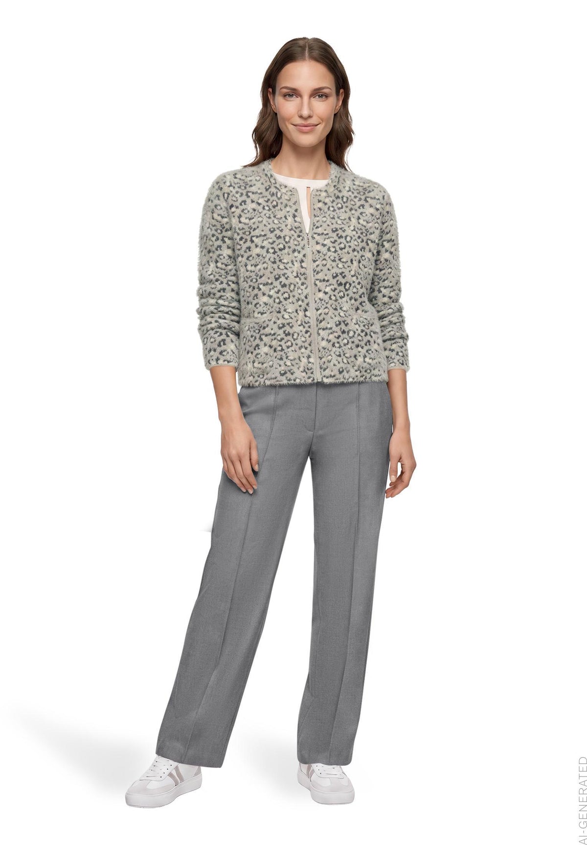 Betty Barclay Animal Print Cardigan 5514/2056