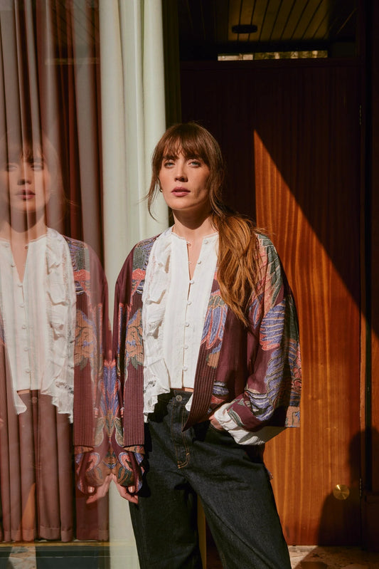 One Hundred Stars Crane Kimono