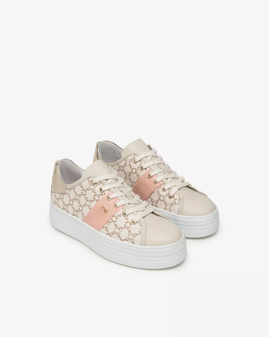 Nero Giardini Logo Print Trainer E409956