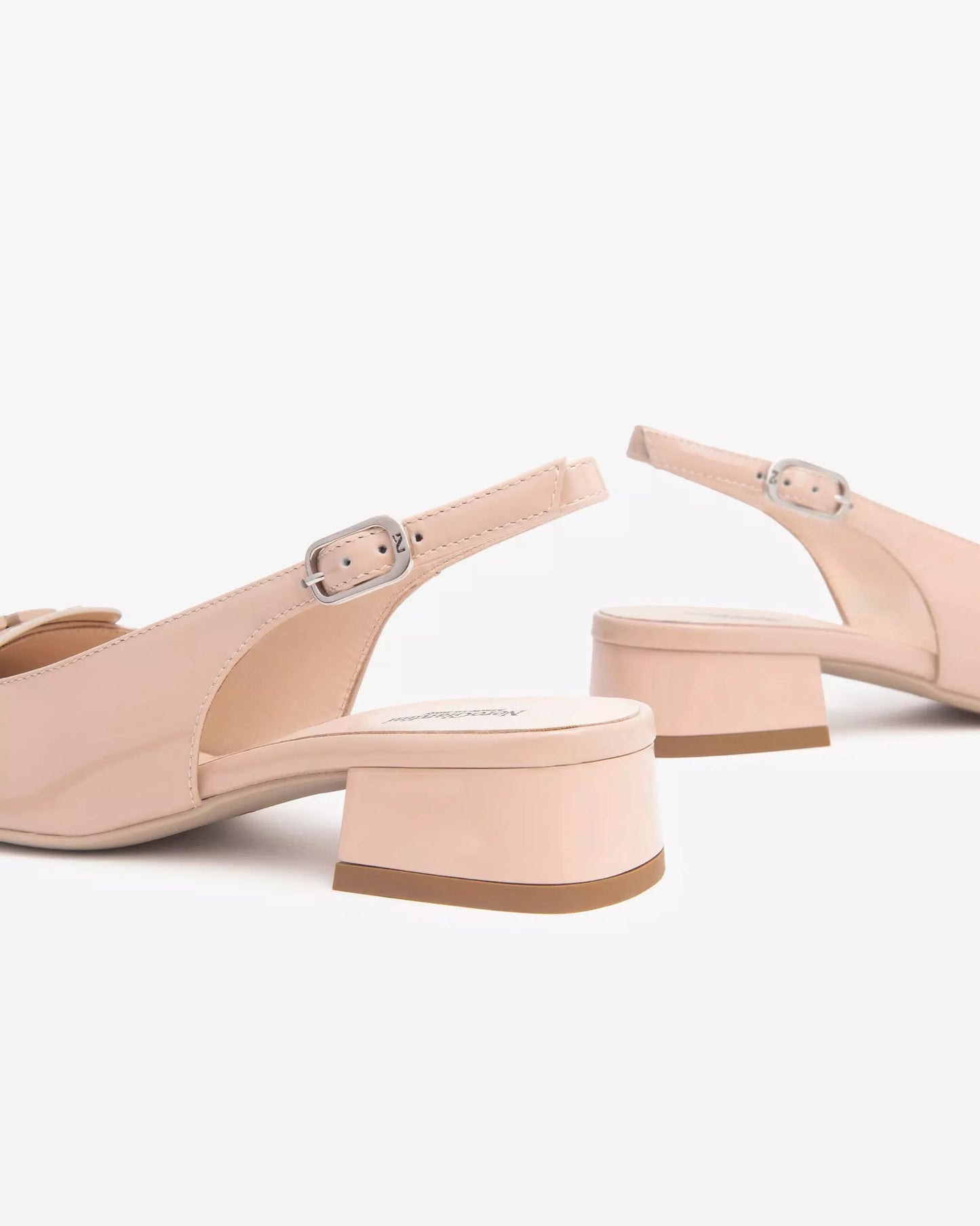 Nero Giardini Nude Patent Sling Back E512331