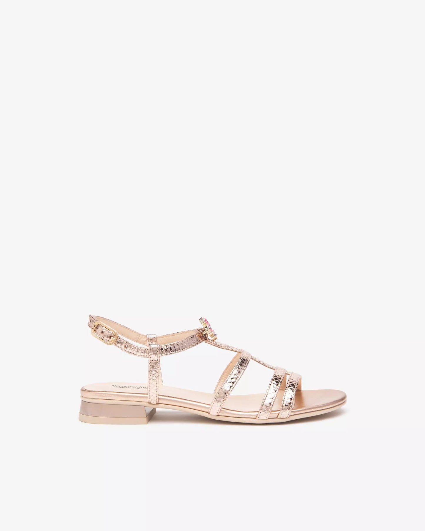 Nero Giardini Rose Gold Flat Sandal E513270