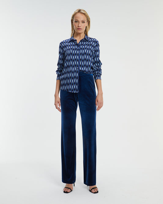 Paz Torras Velvet Trousers