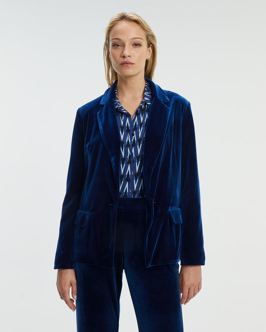 Paz Torras Velvet Blazer