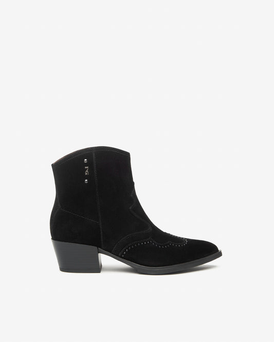 Nero Giardini Black Cowboy Boot I513912D