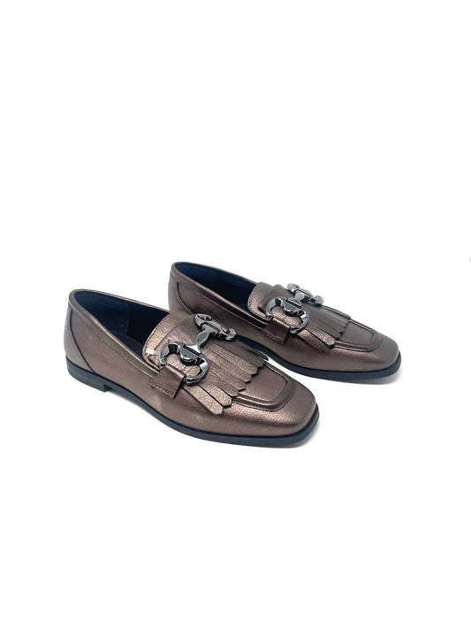 Alpe Metallic Loafers