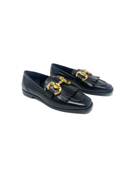 Alpe Black Loafers