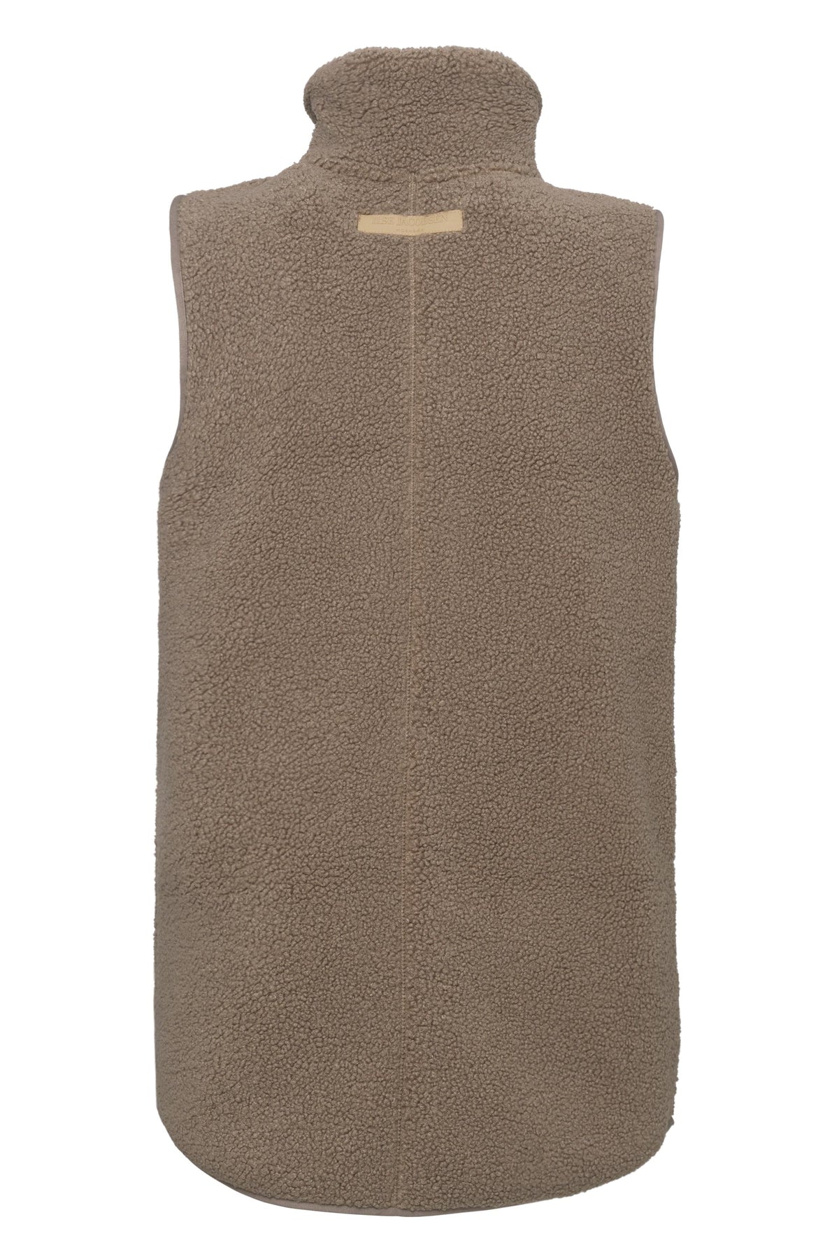 Isle Jacobsen Greige Gilet BONDEDPILE02