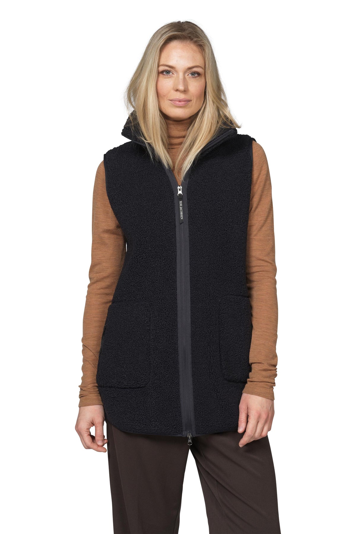 Isle Jacobsen Indigo Gilet BONDEDPILE02