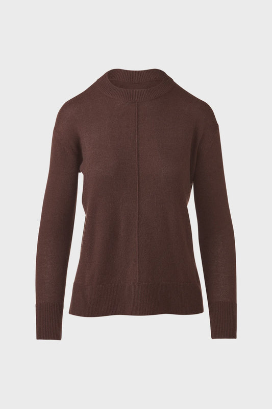 Kinross Chocolate Crew Sweater LFSC6-296
