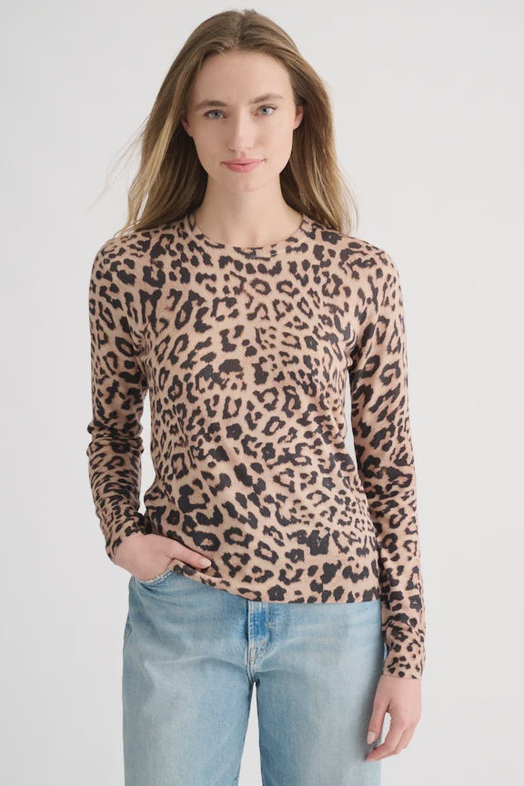 Kinross Leopard Print Sweater LFSE6-325