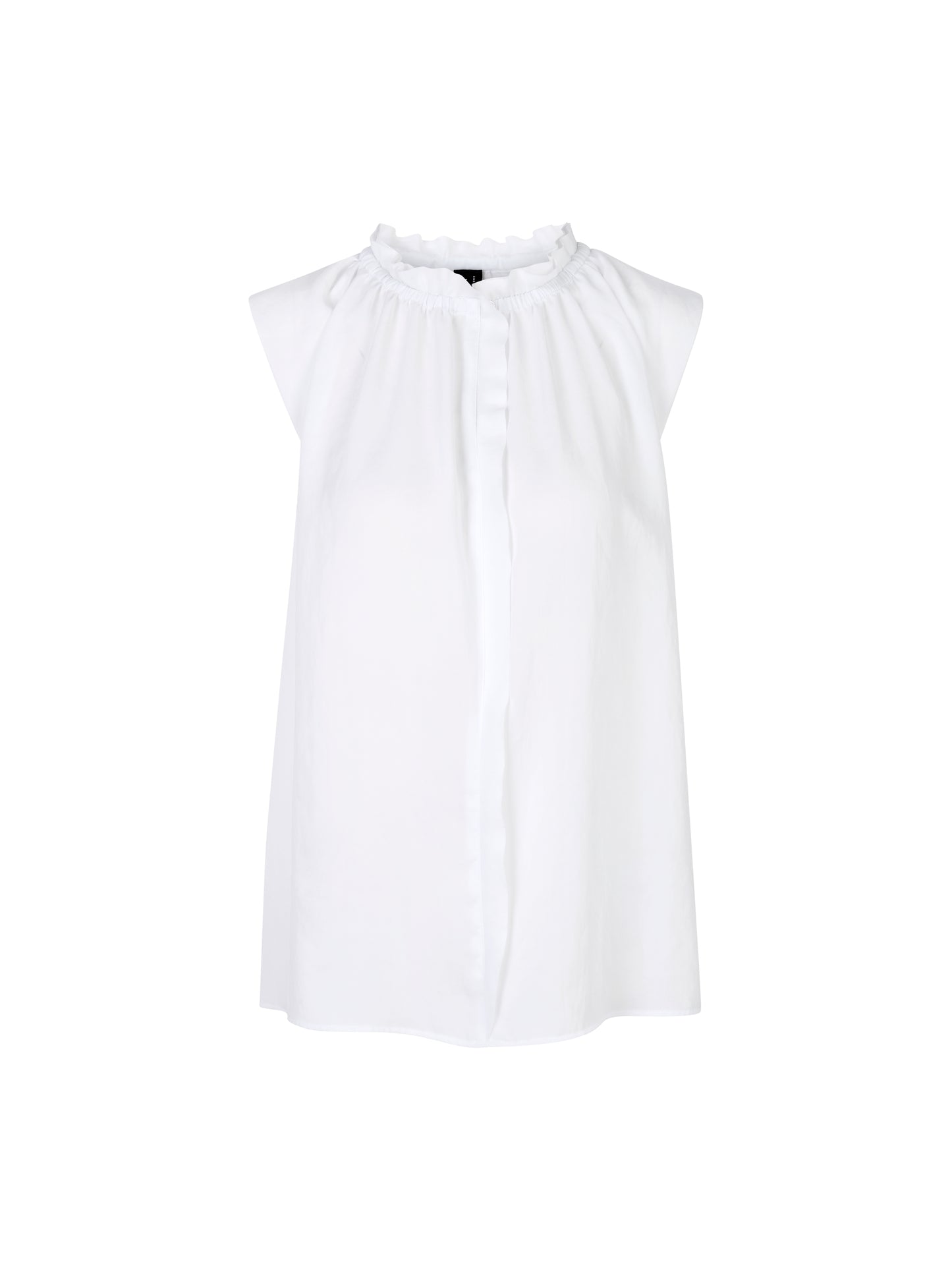 Marc Cain Additions White Sleeveless Top YA6105W39